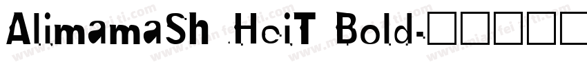 AlimamaShuHeiT Bold字体转换
